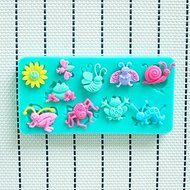 Martha Art Craft - Sugarcraft Decorating Kit Cute Animals Wreath Shower Party Fondant Molds Silicone Silicone...
