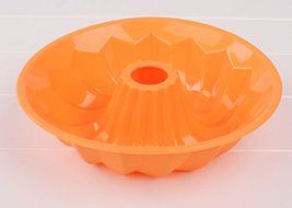 Orange 8-Inch Silicone Cake Mold