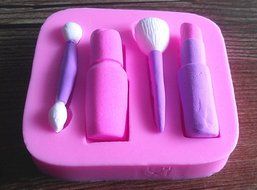 Design 545 Silicone Makeup Tools, Silicone Mold,Sugar Mold, Chocolate Mold, Cake Decoration Tool