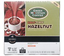 Green Mountain Half-caff Hazelnut K-cups