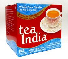 Tea India Orange Pekoe Black Tea, 16 Ounce, 144 count. N2