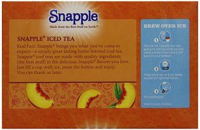 Snapple Peach Iced Tea, Keurig K-Cups, 72 Count N5