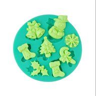 Baking Mould Cake Bread Mold Fondant Cakes Food-grade Silicone Christmas Non Stic