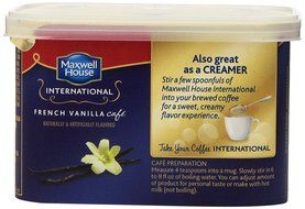 Maxwell House International Coffee Decaf Sugar Free French Vanilla Cafe, 4-Ounce Cans (Pack of 4) N2