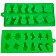 BlueTop(TM) Silicone Christmas Tree and Socks Shape Cake Bread Mold and Baking Pan Tray DIY Mould N2