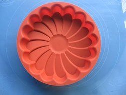 Creativemoldstore 1pcs Great Circle Flower Silicone Cake/Pizza Baking Pan DIY Mold N2
