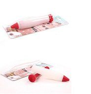 Interbusiness Food Decorating Pen Cake Pastry Cookie Icing Decorating Silicone Syringe Pen (Red Flat) N8