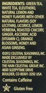 Celestial Seasonings Honey Lemon Ginseng Green Tea, 20 Count N7