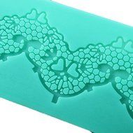 "dipshop Lace Silicone Fondant Mold Cake Decorating Mould Gumpaste Sugarpaste Mold FDA LFGB 959539" shopping