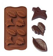 Many Leaves Silicone Cake Mold Fondant Moulds Diy Chocolate Bakeware Soap Ice Tray Cake Kitchen Baking Tools