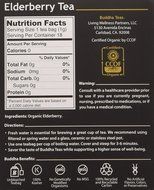 Elderberry Tea - Organic Herbs - 18 Bleach Free Tea Bags N2