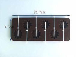 Silicone Lollipops Mold Cake Mold Baking Chocolate Ice Lattice Bakeware Mold N3