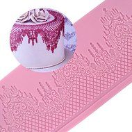 "Classical Crown Lace Silicone Mold Wedding Cake Fondant Mould" shopping N3