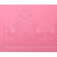 "Classical Crown Lace Silicone Mold Wedding Cake Fondant Mould" shopping N8