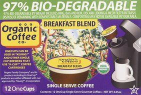 The Organic Coffee Co. OneCup, Gorilla Decaf, 36 Single Serve Coffees N4