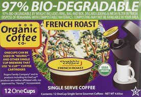 The Organic Coffee Co. OneCup, Gorilla Decaf, 36 Single Serve Coffees N16