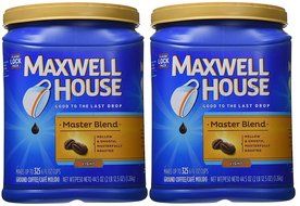 Maxwell House Master Blend Custom Roasted Full Flavor Coffee Value Container 44.5 Ounces N4