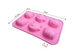 1pcs Hot Sell 6 Sheep Cake Silicone Mold,chocolate Mold Ice Mould, Baking Tool Family Food Decorating Diy N2