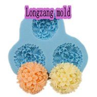 Longzang mini flowers F0026 Fondant Mold Silicone Sugar mini mold Craft Molds DIY Cake Decorating