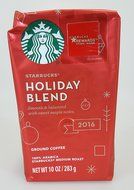 Starbucks 2016 Holiday Blend Ground Coffee- 2 - 10oz Bags N2