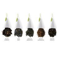 Tea Forte Presentation Box Sampler with 20 Handcrafted Pyramid Tea Infusers - Black Tea Assortment N3
