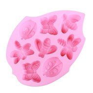 Allforhome(TM) 8 Cavities Butterfly Dragonfly Silicone Soap Mold Chocolate Muffin Cups Handmade Craft Art DIY... N3