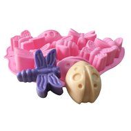 Allforhome(TM) 8 Cavities Butterfly Dragonfly Silicone Soap Mold Chocolate Muffin Cups Handmade Craft Art DIY... N4