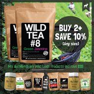 Organic Green Tea with Jasmine, Wild Tea #8 Premium Loose Leaf Green Jasmine Tea (4 ounce) N2