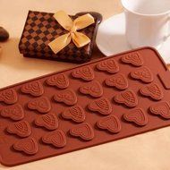 Heart Shape Silicone Fondant Cake Decorating Mold Chocolate Soap Mold N4