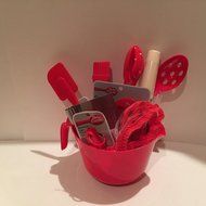 Betty Crocker Baking Bundle ( 10 Items 16 Count) ,4 Measuring , Strainer,Rolling Pin,Slotted Spoon,Slotted Turner...