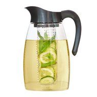 The Republic Of Tea Double Infusion Iced Tea Pitcher, Bpa Free, Dishwasher Safe, Shatterproof, Stain-Resistant