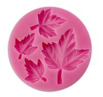 Autek Maple Leaves Fondant Soap Sugar Craft Cake Cookie Decorating Silicone Mold #145 N3