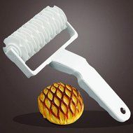 Pie Pizza Cookie Cutter Pastry Embossing Roller Lattice Craft Cooking Bakery Tools
