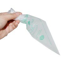 YIJIA 100 PCS Disposable Piping Bag Pastry Bag Lcing Nozzle Chocolate Cream Fondant Cake Decorating Pastry Tip...