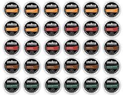 30 Count - Lavazza K-Cup Variety Pack Sampler - For Keurig K-Cup Brewers