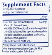 Vital Nutrients - Green Tea Extract 275 mg - Potent Antioxidant &amp; Immune Enhancer - 120 Capsules N4