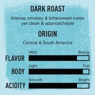 Happy Belly French Roast Organic Fairtrade Coffee, Dark Roast, Whole Bean, 12 ounce N3