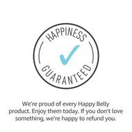 Happy Belly French Roast Organic Fairtrade Coffee, Dark Roast, Whole Bean, 12 ounce N4