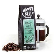 Happy Belly French Roast Organic Fairtrade Coffee, Dark Roast, Whole Bean, 12 ounce N15