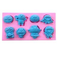 Yunko Cartoon Figure Cat Silicone Fondant Sugar Cake Mold Chocolate Candy Cake Decorating Mold