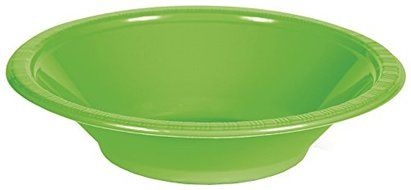 Creative Converting Touch of Color 20 Count Plastic Bowl, 12 oz, Pastel Blue N2