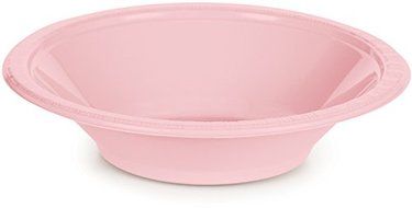 Creative Converting Touch of Color 20 Count Plastic Bowl, 12 oz, Pastel Blue N4