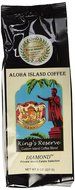 PLATINUM Light Roast, Kings Reserve Kona Hawaiian Coffee Blend, 8 Oz Ground N16