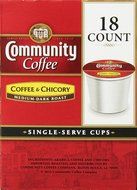 Community Coffee and Chicory Single-Serve Coffee, 18 Count N8