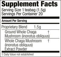 Sayan Siberian Chaga Mushroom Tea - Exclusive blend of Raw + Extract, Wild Harvested Herbal Supplement and Natural... N8