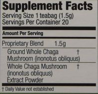 Sayan Siberian Chaga Mushroom Tea - Exclusive blend of Raw + Extract, Wild Harvested Herbal Supplement and Natural... N10