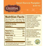 Celestial Seasonings Sweet Harvest Pumpkin Black Tea, 20 Count N3