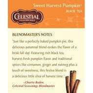 Celestial Seasonings Sweet Harvest Pumpkin Black Tea, 20 Count N4