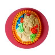SHINA Beautify Lady Fondant Soap SugarCraft Cake Cookie Deco Silicone Mold