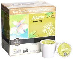 The Coffee Bean and Tea Leaf Jasmine Green Tea K-Cup Pack, for Keurig 2.0, 16 Count, Net Wt 1.9 oz